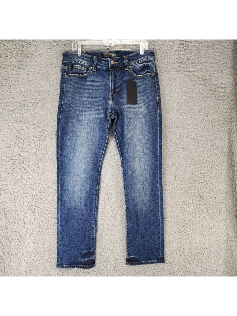 Kancan Jeans Mens 33x32 Blue Liam Slim Straight Stretch Denim KM1002RST *NWT*
